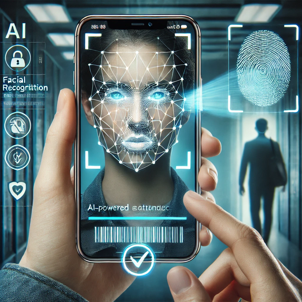 STAFO AI Face-ID & Geofencing Attendance Interface